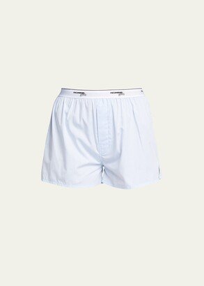 Logo-Band Boxer Pajama Shorts