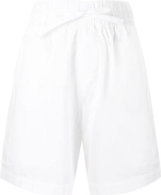 Poplin Drawstring Pajama Shorts