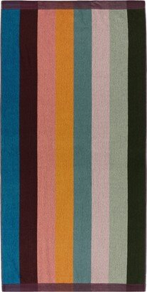 Multicolor Artist Stripe Large Beach Towel