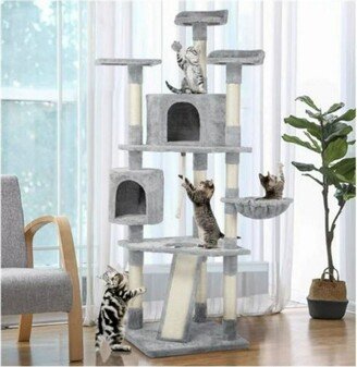 No 79'' Multilevel Cat Tree Condo