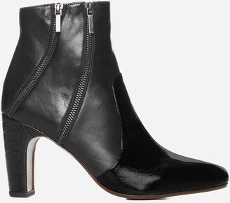 Ezapi Leather Ankle Boots