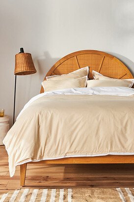 Tipped Contrast Percale Duvet Cover-AA