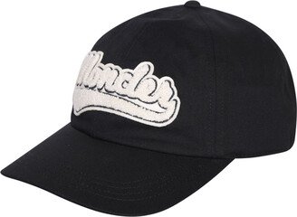 Black Gabardine Baseball Cap