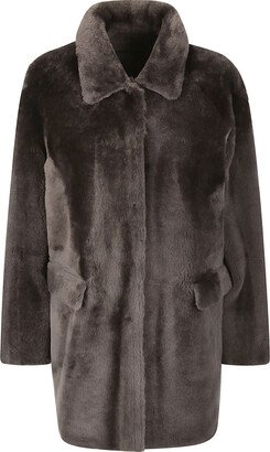 Reversible Shearling Coat-AL