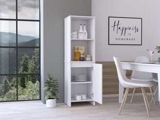 1-Shelf Pantry Cabinet White-AB