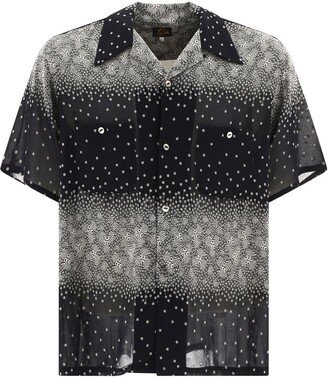 Dot Printed Satin Shirt