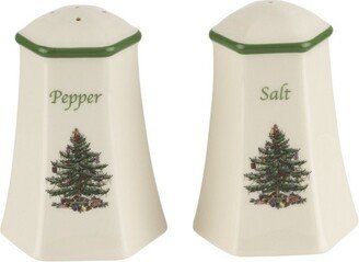Christmas Tree Hexagonal Salt and Pepper - 3.75 Inches