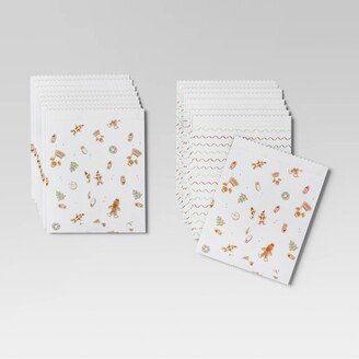 20ct Christmas Cookies Paper Gift Bags - Wondershop™