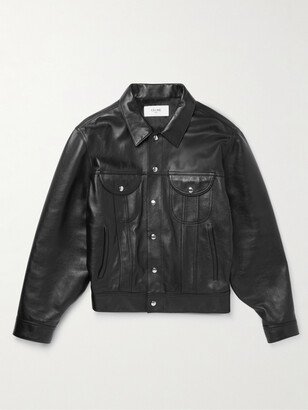 Leather Trucker Jacket-AB