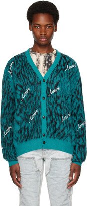 Blue Cheetah Cardigan