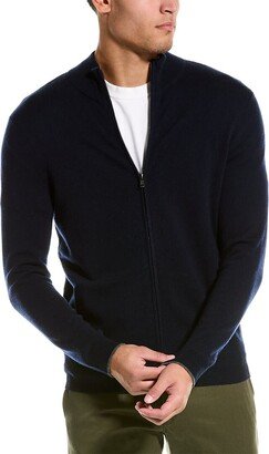 Full Zip Wool & Cashmere-Blend Cardigan