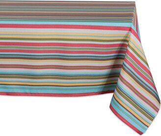 Summer Stripe Outdoor Tablecloth with Zipper 60 x 120