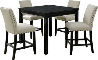 Sewanee 5-Piece Square Counter Table Set