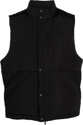 Logo-Appliqué Quilted Gilet