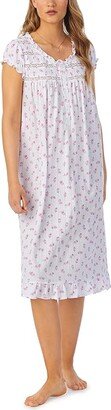 Cotton Modal Pointelle Cap Sleeve Waltz Gown (Mini Rose) Women's Pajama