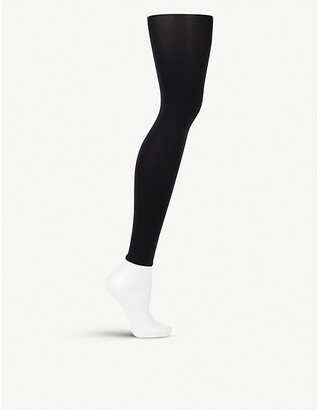 Womens Black Velvet de Luxe Leggings