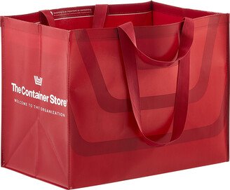 The 21 gal. Oversized Logo Tote Holiday Red