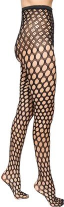 Circle Fishnet Tights