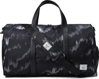 Novel Duffel (Blurred Ikat Black) Bags