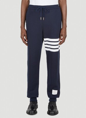 4-bar Jersey Track Pants - Man Track Pants Navy 1