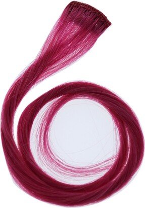 Human Hair Color Strip - Pink For Women 16 Inch Color Strip