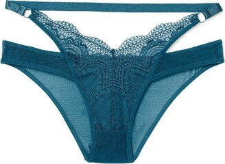 Adore Me Women' Kaia Cheeky Panty XS / Blue Coral.