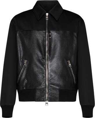 Contrasted Bomber Jacket