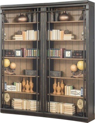 Snake River Décor 5 Adjustable Shelves Bookcase Hardwood Color - 52 x 63