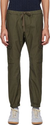 Green Drawstring Cargo Pants-AB