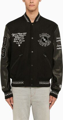 bomber jacket with patches