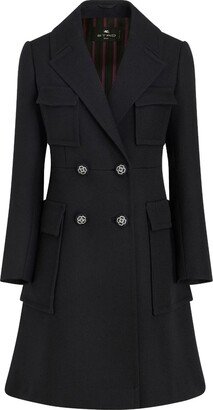 Double-Breast Wool Coat