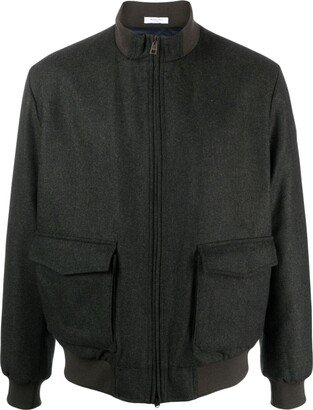 Virgin Wool Bomber Jacket