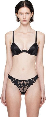 Black Luxe Plunge Bra