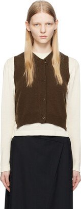 Cordera Brown Waistcoat Cardigan