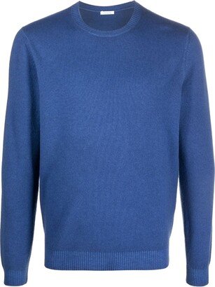 Crew-Neck Virgin-Wool Jumper-AE