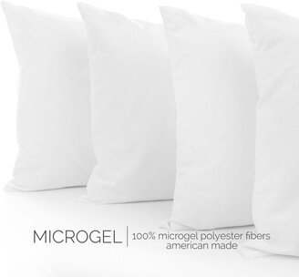 Down Alternative Decorative Throw Pillow Inserts, Microgel Square & Lumbar Pillows For Sofa, Couch Bedroom, All Handcrafted
