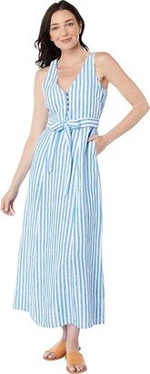 Isla Maxi Dress - French Blue Stripes (French Blue Stripes) Women's Dress