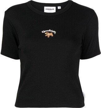 CHOCOOLATE logo bear-print T-shirt