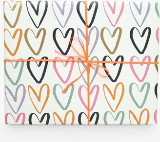 Large Hearts Wrapping Paper