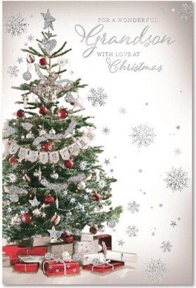 Simon Elvin For A Wonderful Grandson Christmas Greetings Card (Pack of 6)