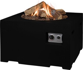 Happy Cocooning Square Black Cocoon Fire Pit Black