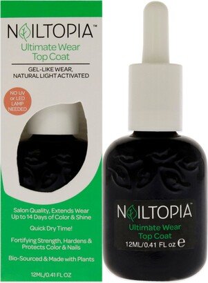 Ultimate Wear Top Coat by Nailtopia for Women - 0.41 oz Nail Polish