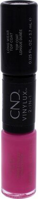 VInylux 2-In-1 Long Wear - 121 Hot Pop PInk by for Women - 0.25 oz Nail Polish