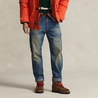 Relaxed Fit Distressed Carpenter Jean