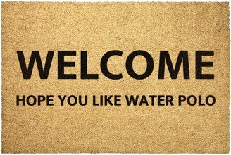 Water Polo Doormat Outdoor Rug Coir Door Mat Hope You Like Polo Decor Housewarming Home Summer Winter Christmas House Gift