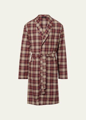 Men's Cozy Comfort Flannel Robe-AA