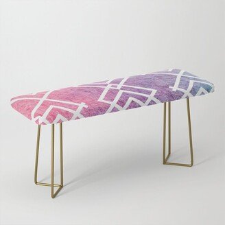 Pastel Trippy Geo Benches