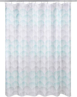 Ombre Wave Shower Curtain Aqua - Allure Home Creations