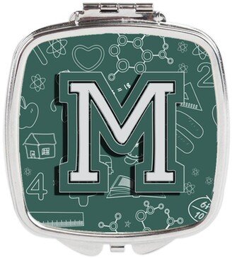 CJ2010-MSCM Letter M Back to School Initial Compact Mirror