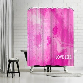 71 x 74 Shower Curtain, Emotional Art Love Life by Melanie Viola